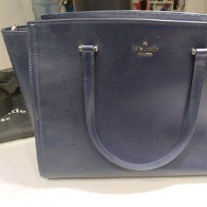 Kate Spade Large Navy Blue Shoulder/Tote handbag